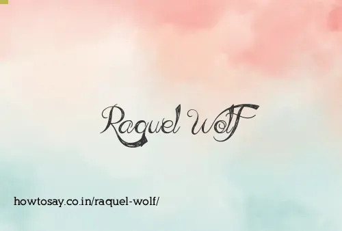 Raquel Wolf