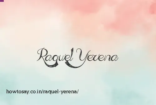 Raquel Yerena
