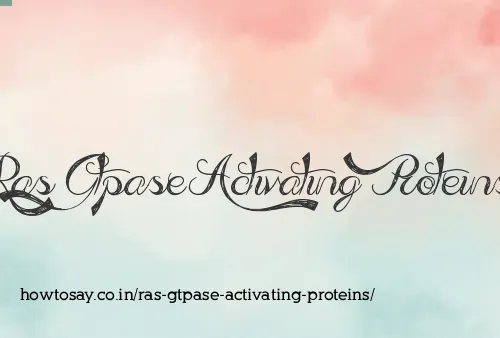Ras Gtpase Activating Proteins