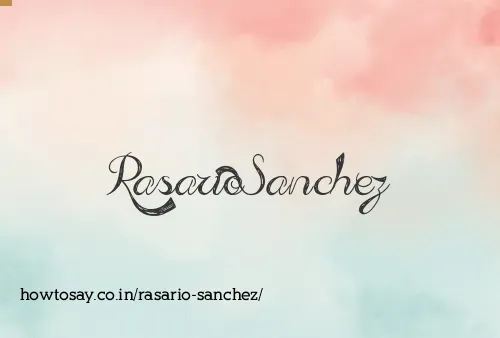 Rasario Sanchez