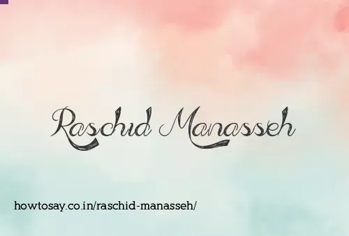 Raschid Manasseh