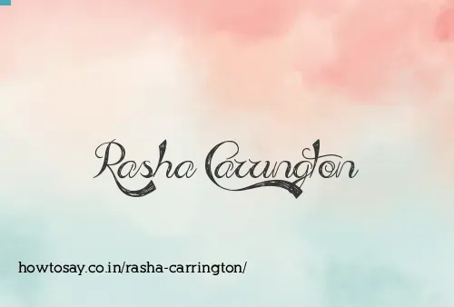 Rasha Carrington