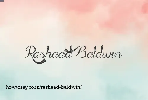 Rashaad Baldwin