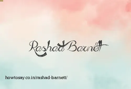 Rashad Barnett