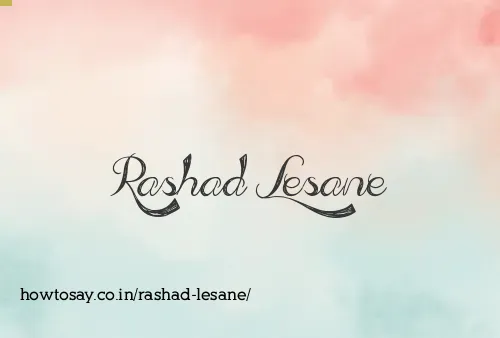 Rashad Lesane