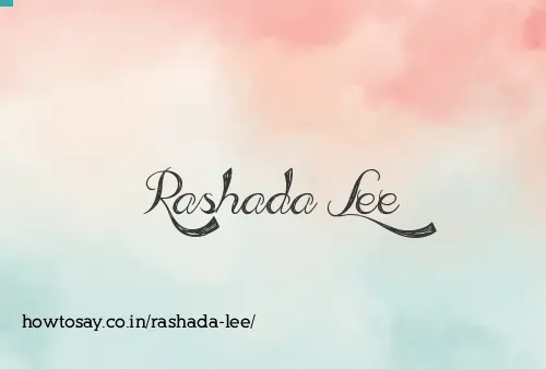 Rashada Lee