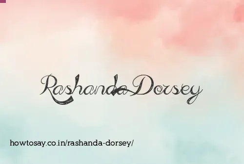 Rashanda Dorsey