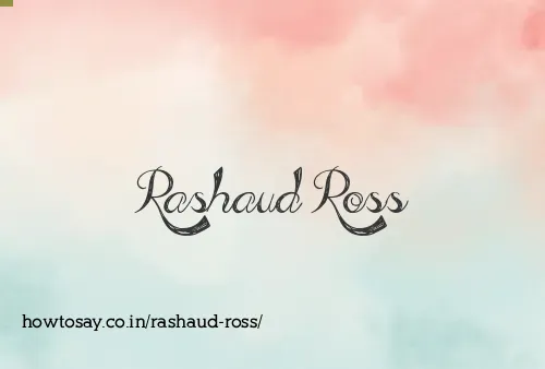 Rashaud Ross