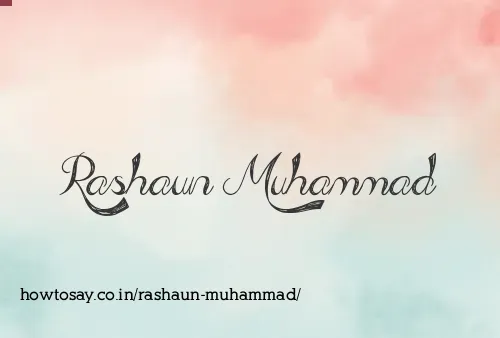 Rashaun Muhammad