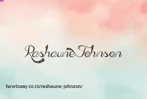 Rashaune Johnson