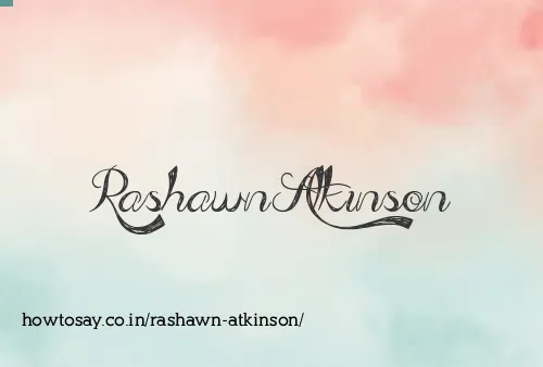 Rashawn Atkinson