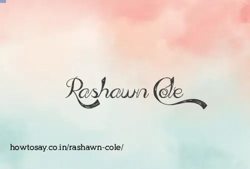 Rashawn Cole