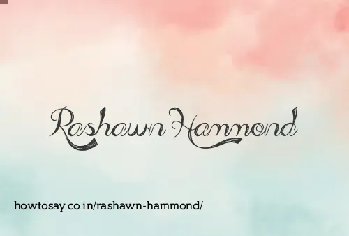 Rashawn Hammond