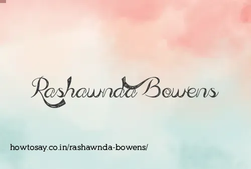 Rashawnda Bowens