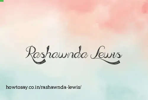 Rashawnda Lewis