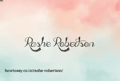 Rashe Robertson