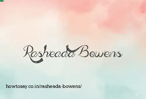 Rasheada Bowens