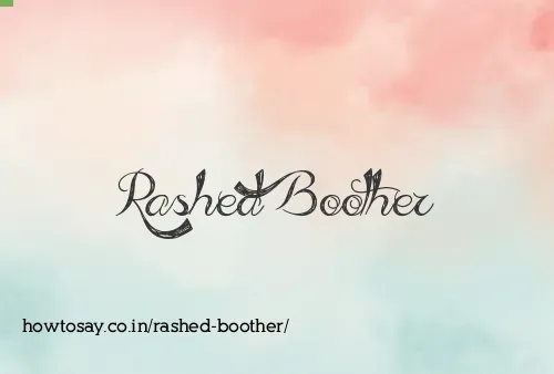Rashed Boother