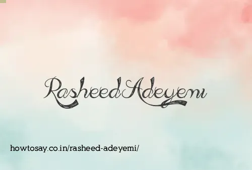 Rasheed Adeyemi