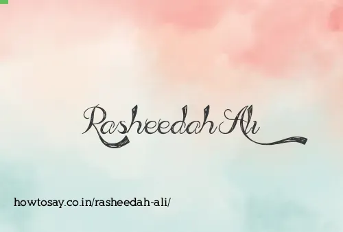 Rasheedah Ali