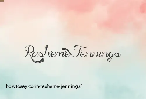 Rasheme Jennings