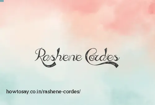 Rashene Cordes