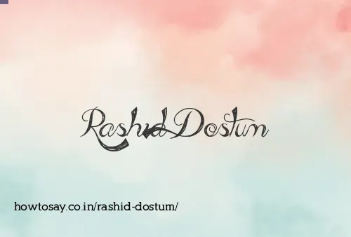 Rashid Dostum