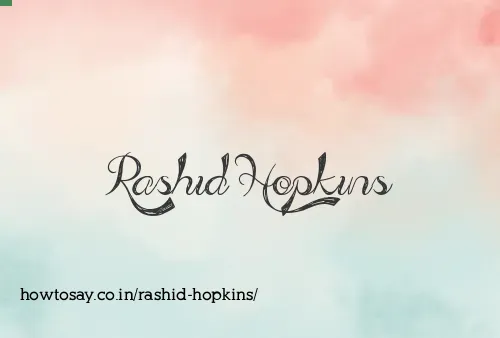 Rashid Hopkins