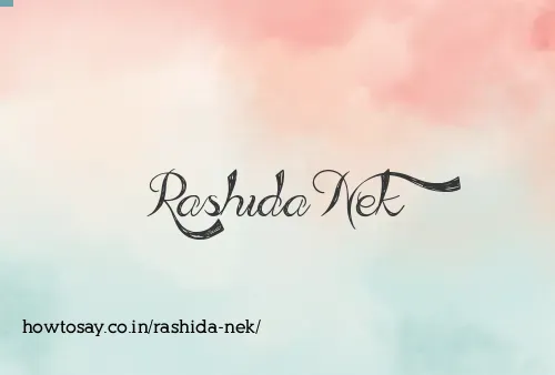 Rashida Nek