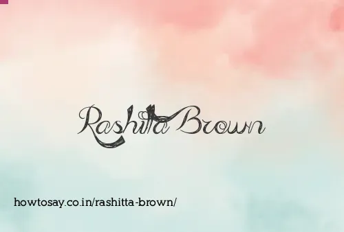 Rashitta Brown