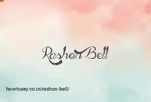 Rashon Bell