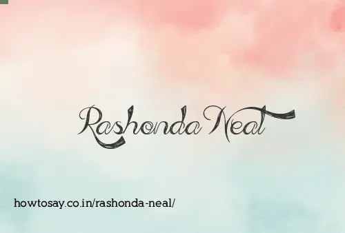 Rashonda Neal