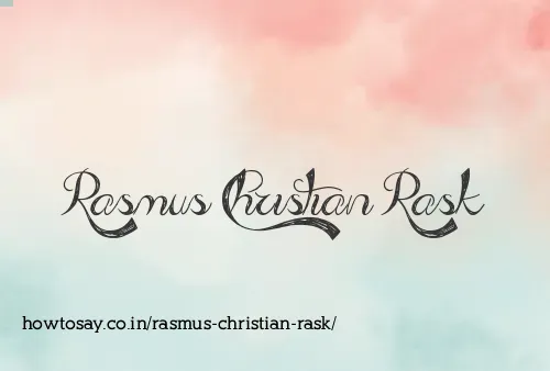 Rasmus Christian Rask