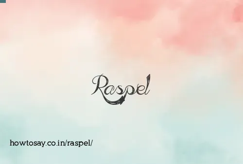 Raspel