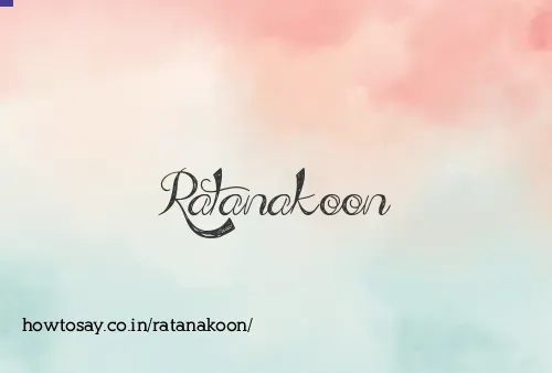 Ratanakoon