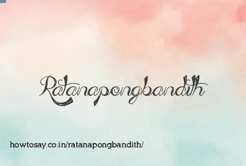 Ratanapongbandith