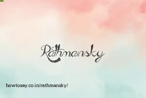 Rathmansky
