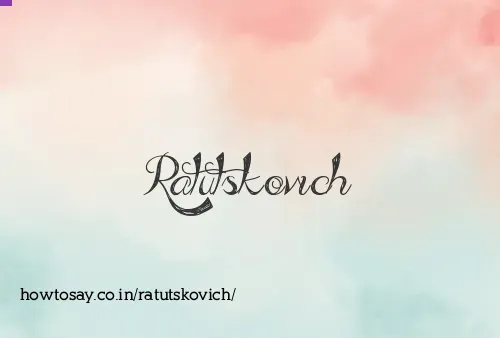 Ratutskovich