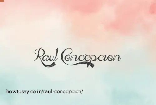 Raul Concepcion