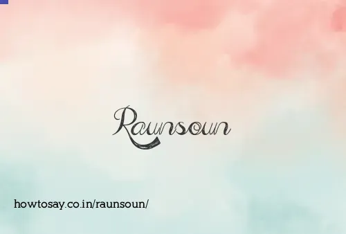 Raunsoun