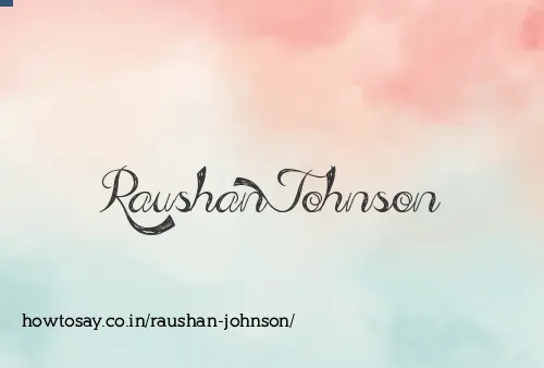 Raushan Johnson