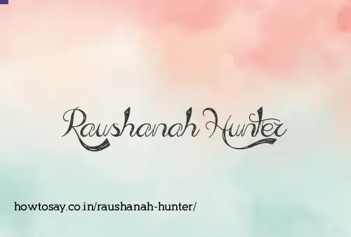 Raushanah Hunter