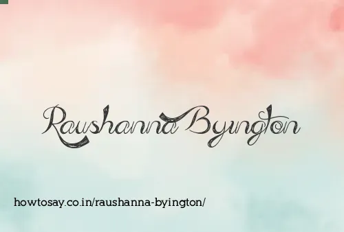Raushanna Byington
