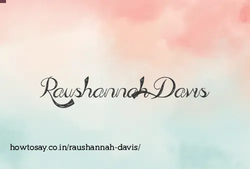 Raushannah Davis