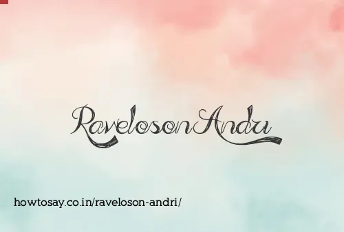 Raveloson Andri