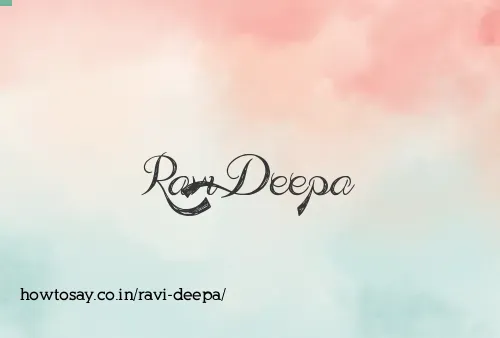 Ravi Deepa