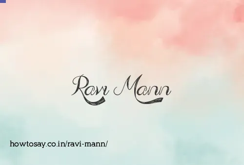 Ravi Mann