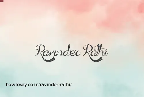 Ravinder Rathi