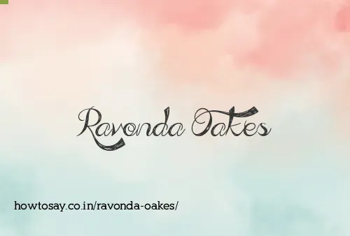Ravonda Oakes