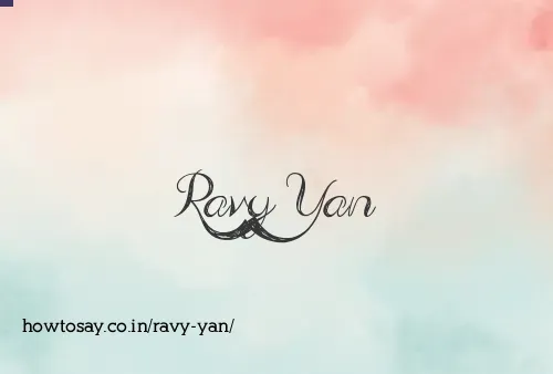 Ravy Yan